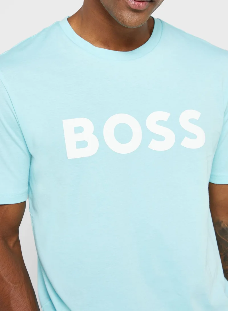 BOSS Logo Crew Neck T-Shirt