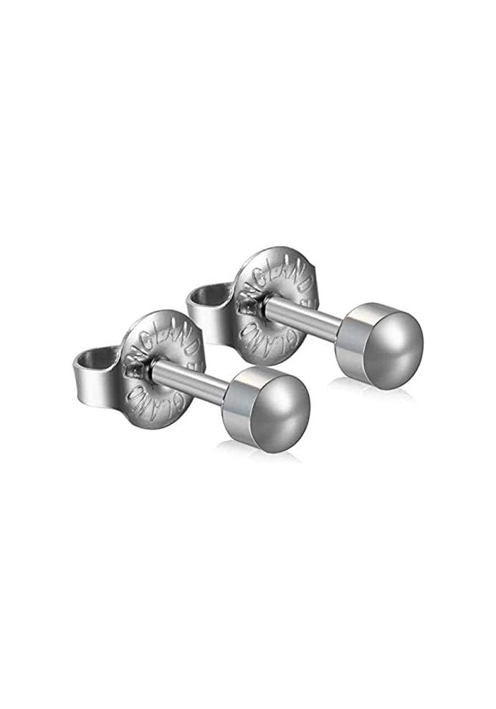 Studex Sterilized Stainless Steel Ear Studs - 12 Pairs with Locking Backs - Image 1