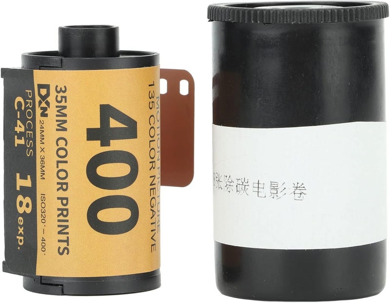 35mm Color Film ISO 400 18 Sheet Fine Grain Wide Exposure Latitude For Low Light - Image 1
