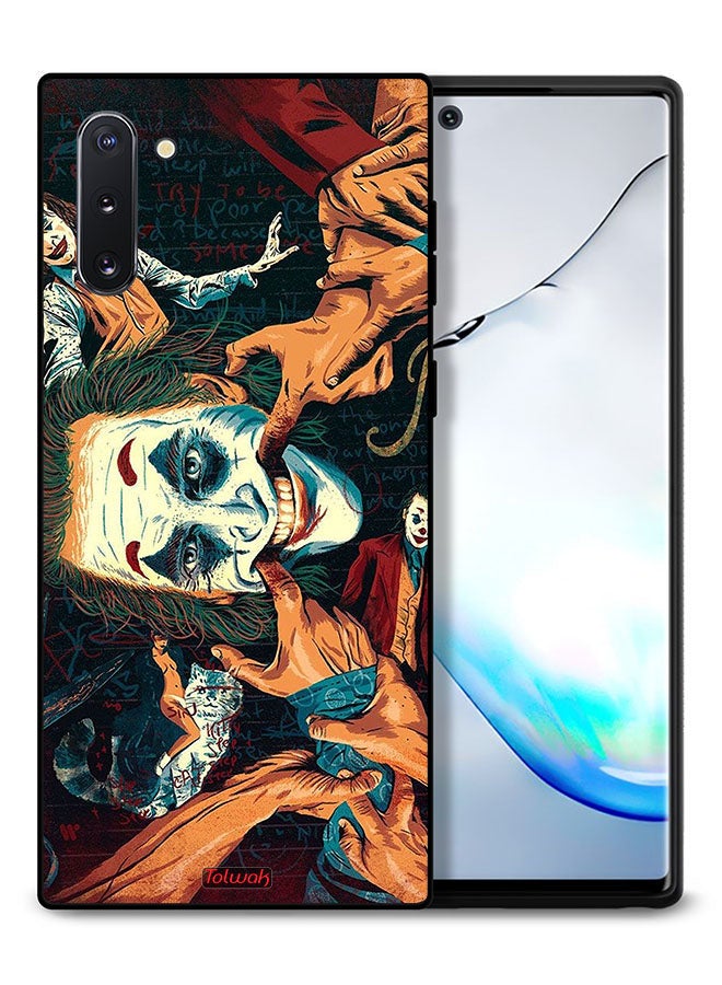 Tolwak Samsung Galaxy Note 10 Protective Case Cover Joker Art - Image 1