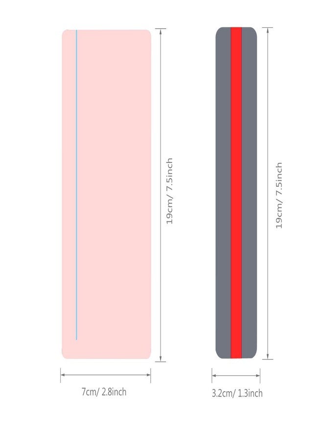 Allazone 20 Pack Reading Guide Strips Colored Overlay Highlight Bookmarks Reading Tracking Rulers for Teachers, Childrenand Dyslexics - Image 2