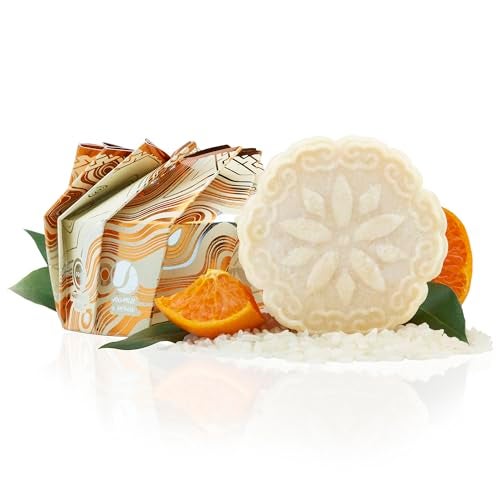 Viori Citrus Zest Essential Oil Shampoo Bar Made with Rice Water Handcrafted All Natural Shampoo Bars Sulfate Free - Image 1