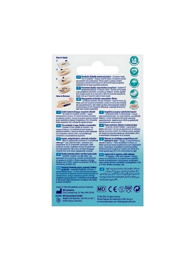 Nexcare Waterproof Bandages – Emoji Design 10 Strips - Image 2
