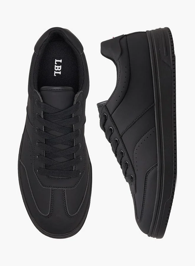 LBL By Shoexpress Men Panelled Lace-Up Sneakers
