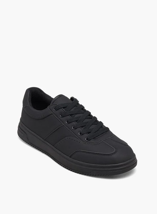LBL By Shoexpress Men Panelled Lace-Up Sneakers