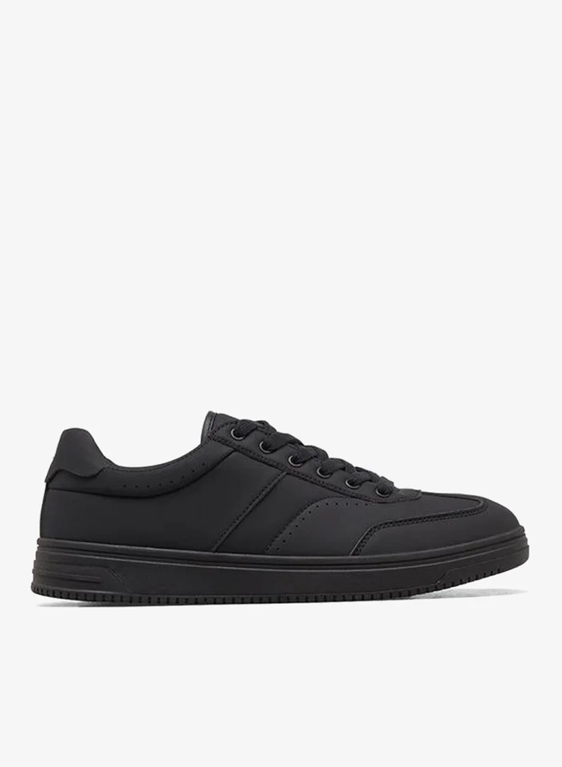 LBL By Shoexpress BLACK Men Panelled Lace-Up Sneakers for Men | Best Price UAE