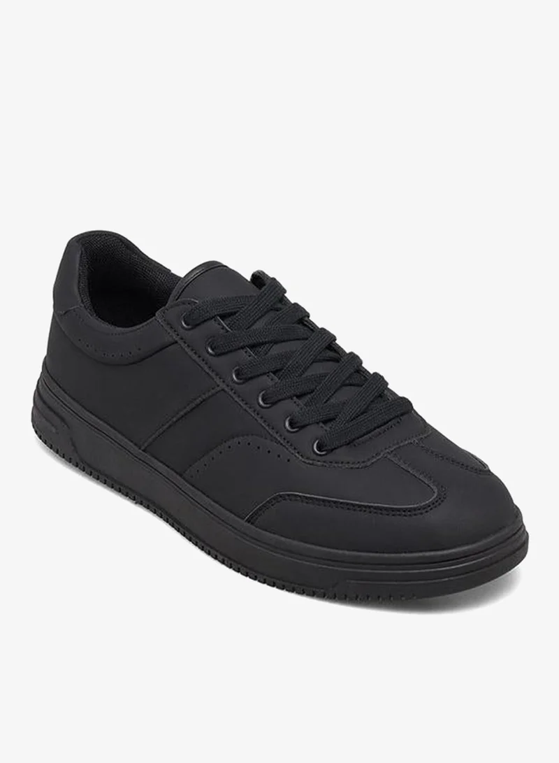 LBL By Shoexpress Men Panelled Lace-Up Sneakers