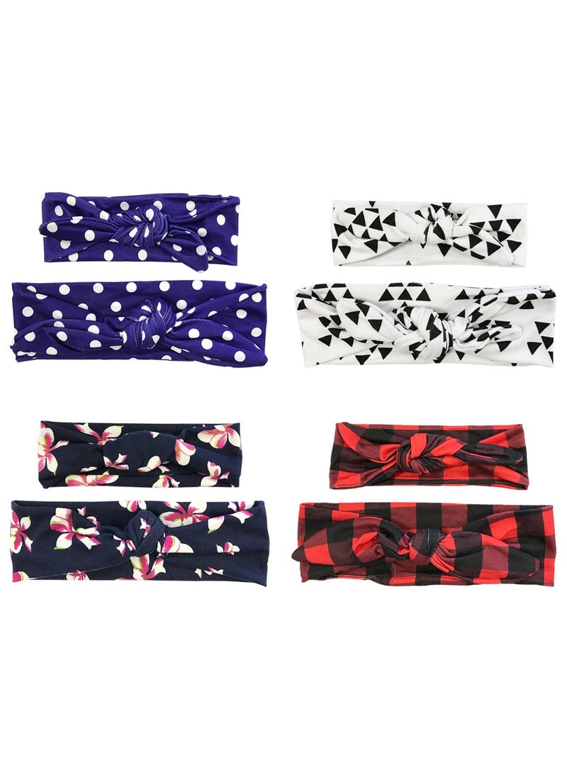 allydrew allydrew Mommy & Me Headbands Matching Hair Bands for Mother & Child (set of 4), Hip 