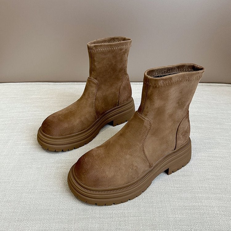 Beautiful Lines, Incomparable. Dark Brown Black Khaki Adult Tassel Boots Male Ethnic Martin Boots - Image 5