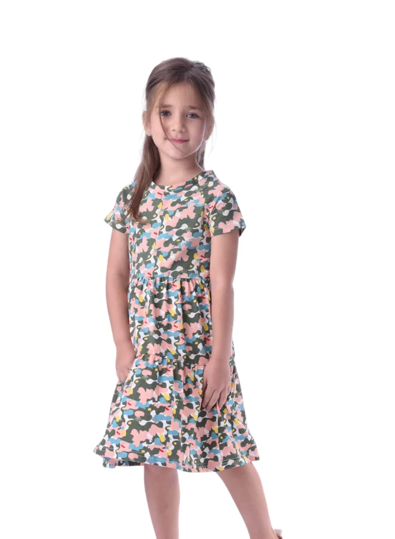 victor and jane Girls' Summer Dress - All-Over Print, (2-8 Years)
