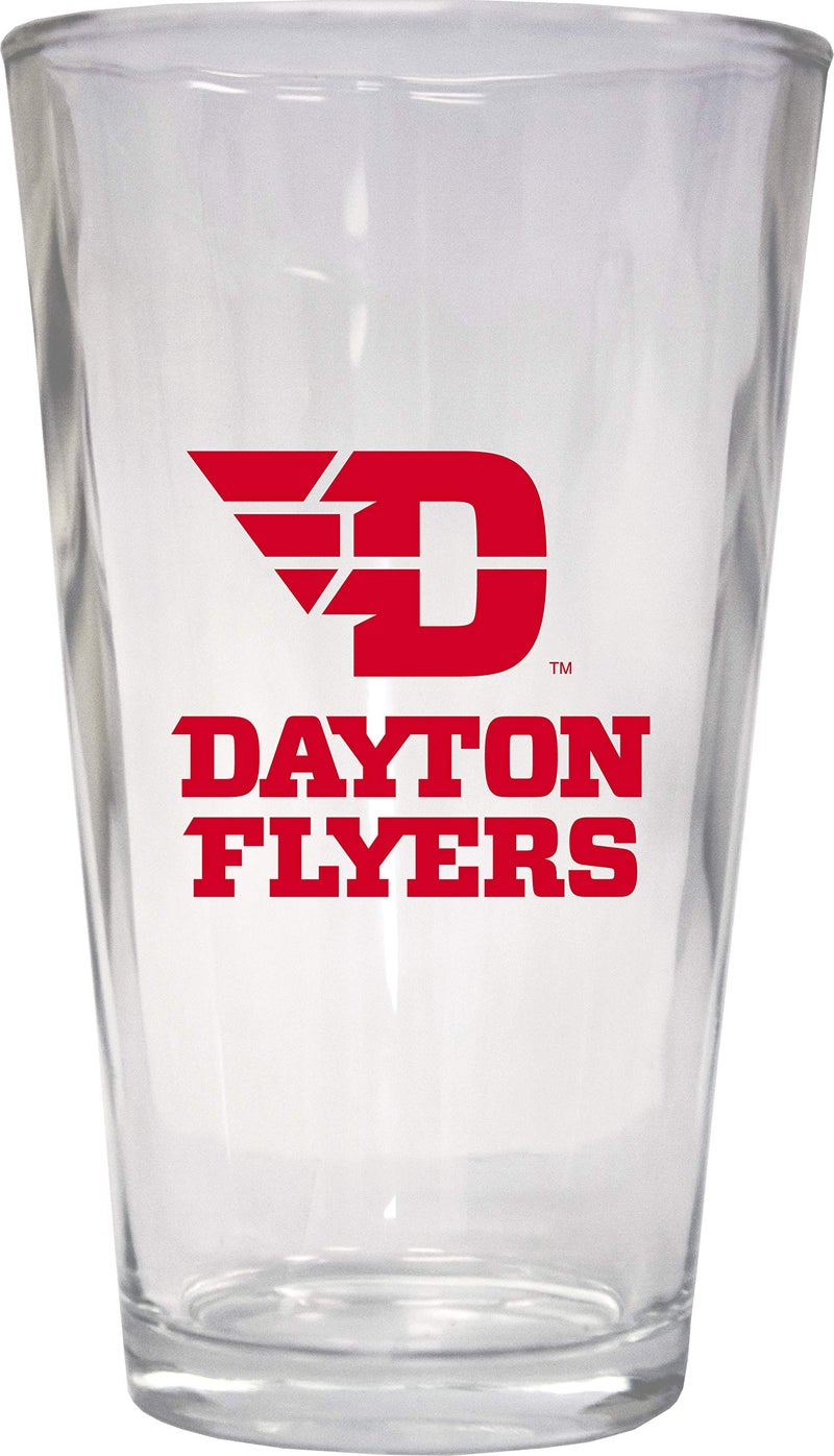 R and R Imports University of Dayton 16 oz Pint Glass Officially Licensed Collegiate Product