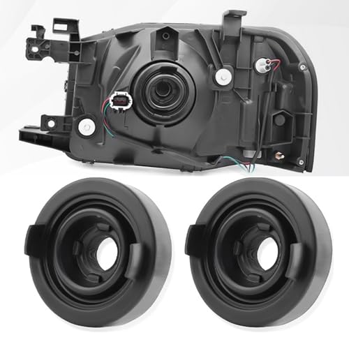 Tioollev 2 PCS Car Headlight Dust Caps Automotive Rubber Sealing Cap Dust Cover for Headlight Protection Universal Headlight Dust Cover Fit Most Cars Trucks SUVs Car Accessories 2PCS - Image 1