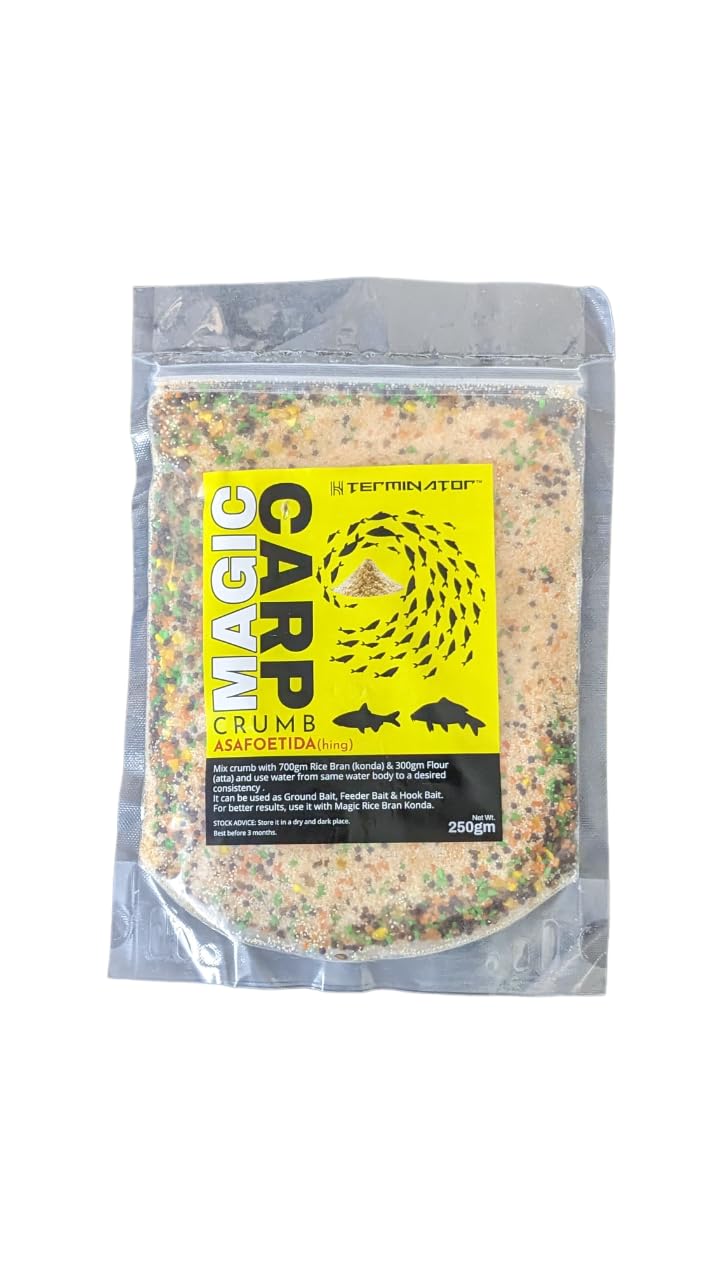 AUF HTERMINATOR Magic CARP Crumb for FISHING-250GM (Hing) - Image 3