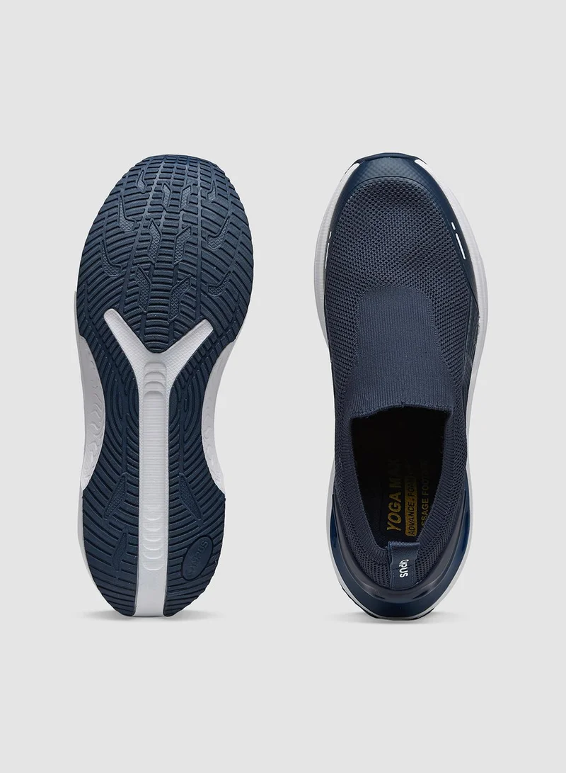 CAMPUS Men's Navy Slip On Walking Shoes - Lightweight Shoes, Minimalist Designed for Style