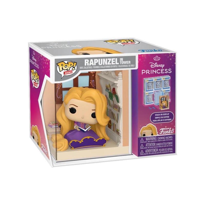 Funko POP! Nooks Disney Princess Rapunzel in Tower Vinyl Figure (8.9 x 11.4 x 16 cm) - Image 1