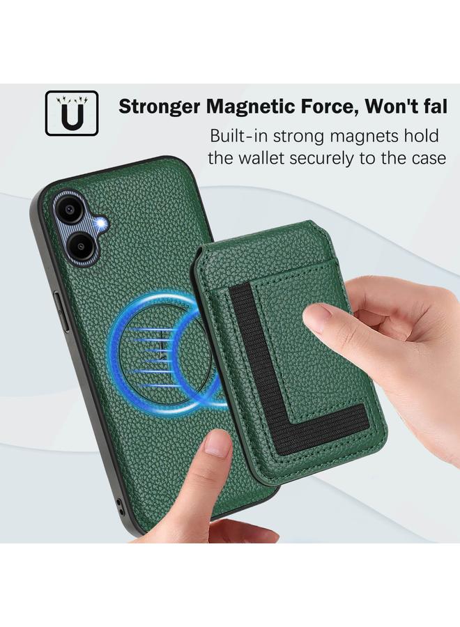 اس-توب جراب لهاتف Samsung Galaxy A06 4G CX01 جراب هاتف Magsafe مغناطيسي قابل للفصل مع حقيبة بطاقات - Image 5