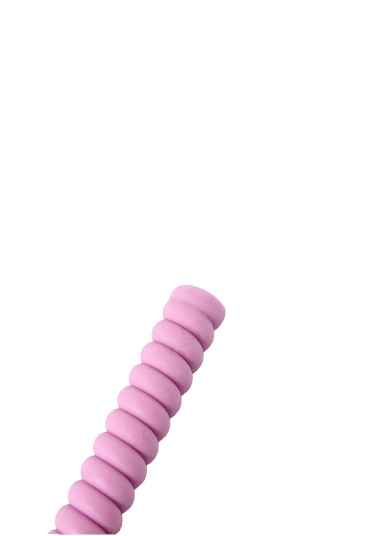 Generic Swirl Taper Candle Vanilla Scent (purple)  - Image 2