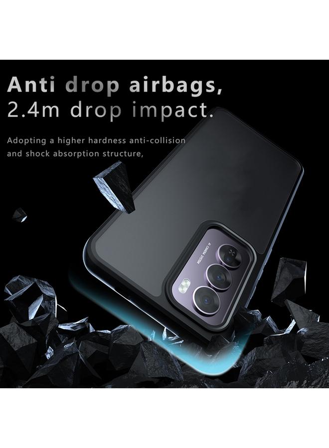 إيروريكس جراب هاتف OPPO Reno12 Global Armor Big Pore PC Hybrid TPU - Image 4