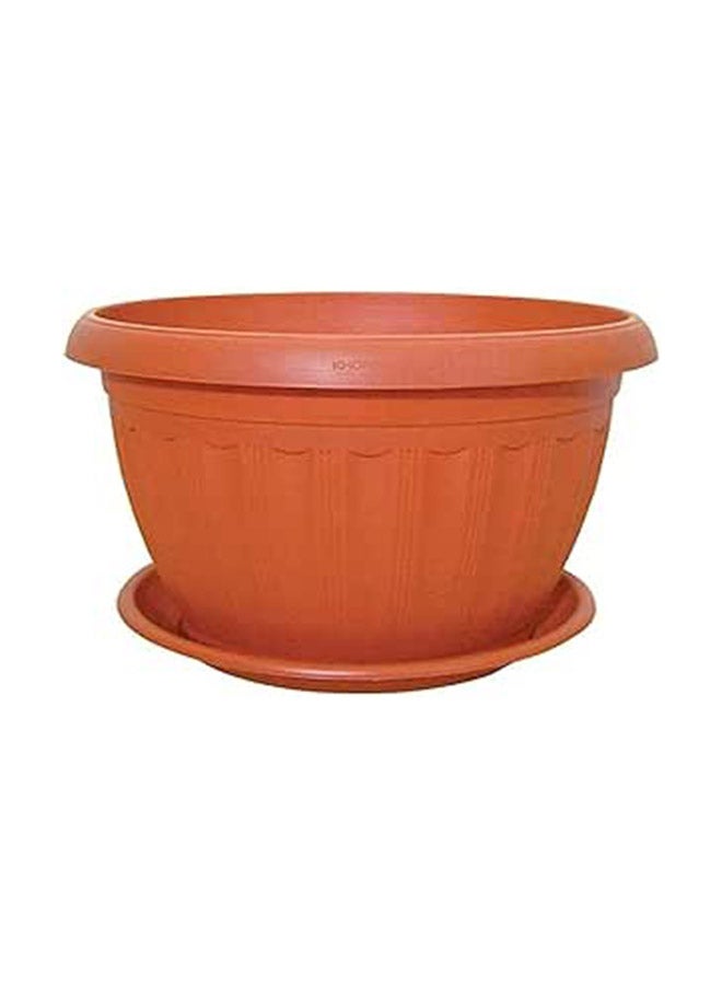 Generic plant Pot Size 45 cm color Brown - Image 1
