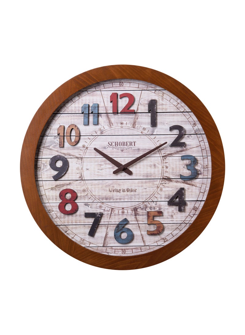 Schobert Wall Clock Big 60cm Silent Quartz - Image 1