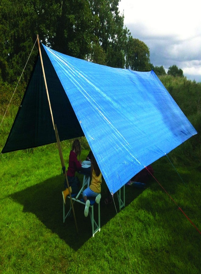 DeWitt M8X10 Super Tarp Outdoor Canopies, 2.3 oz/Small, Blue - Image 4