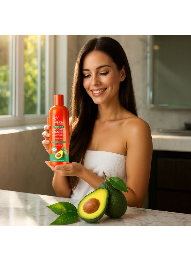 Lady Diana Roots Avocado & Shea Hydrating Shampoo 480ml | Deep Moisture Formula | Strengthens & Softens Dry, Damaged Hair - Image 4