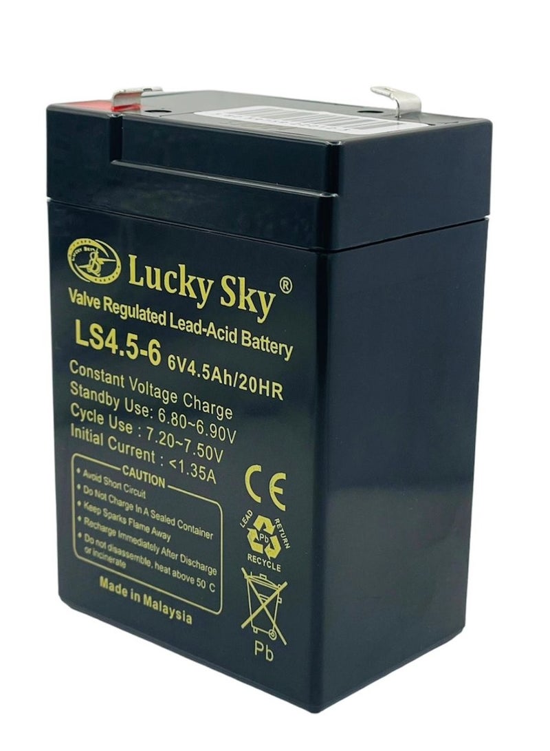 Lucky Sky 12V 2.9Ah High-Performance Rechargeable Sealed Lead Acid Battery is a reliable and long-lasting power source for a wide range of applications. - Image 2