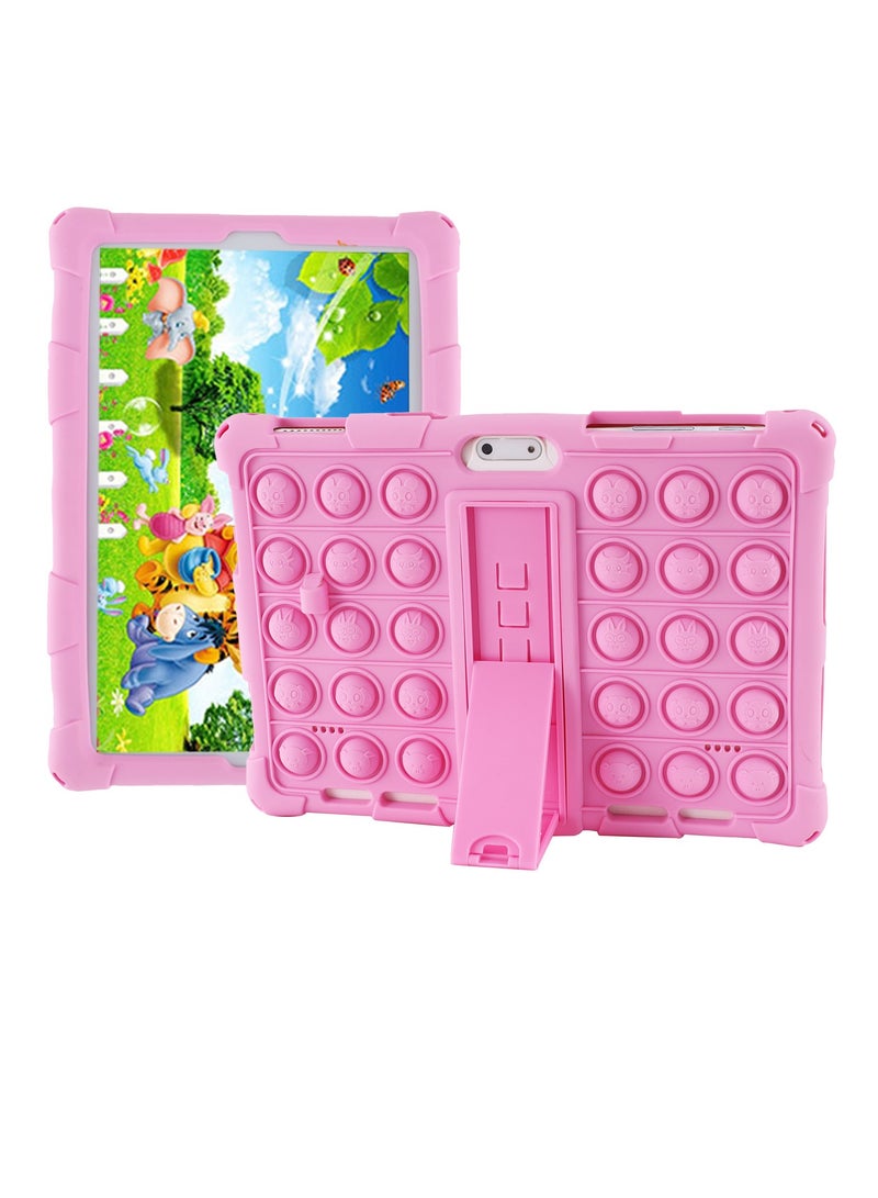 AROAQ S10 Kids Tablet, Ultra Light Smart Android Tablet Computer, Easy To Carry Smart Early Childhood Education Pad, Children Learning Tablet For Boys And Girls, (1pc, 16GB Storage, Pink) - Image 1