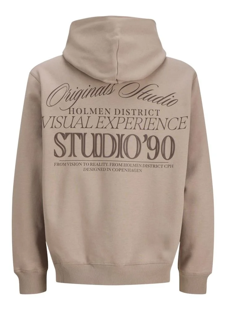 JACK & JONES Logo Midtown Regular Fit Hoodie