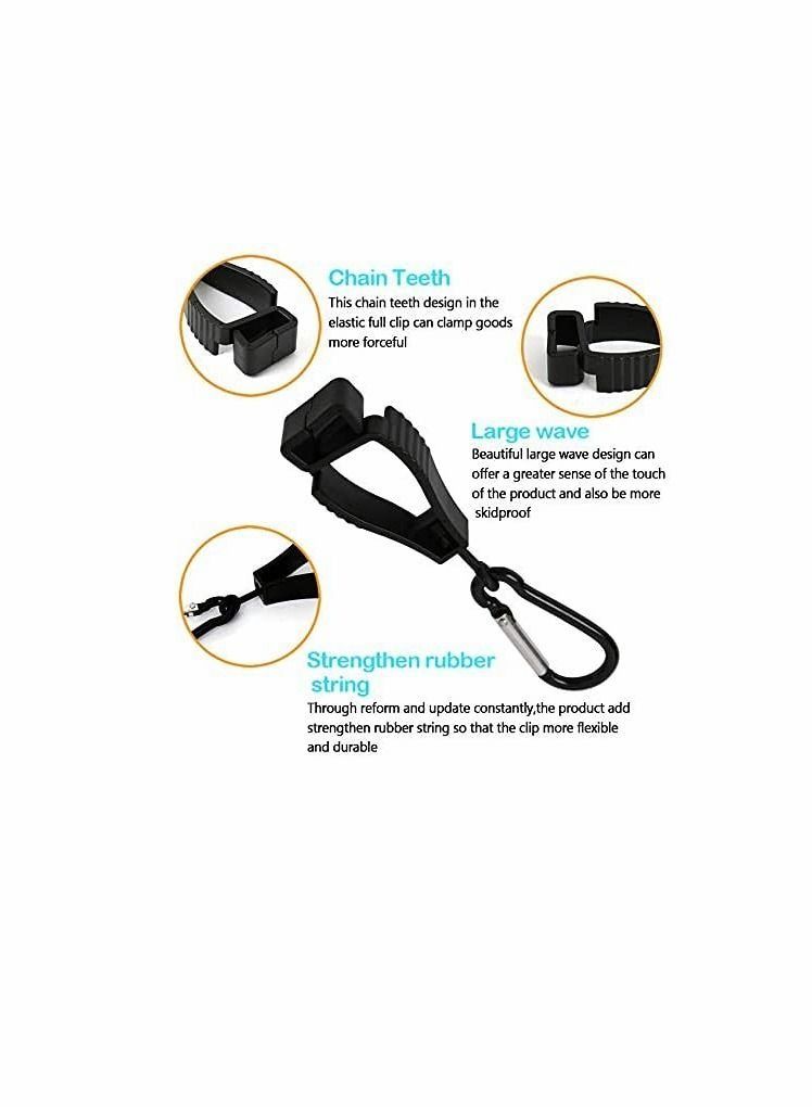 SYOSI 12 Pack Glove Grabber Clip Holder work Safety Clip Glove Keeper, Guard Labor Worker Glasses Helmets Hanger Clamp Grabber Catcher - Image 2