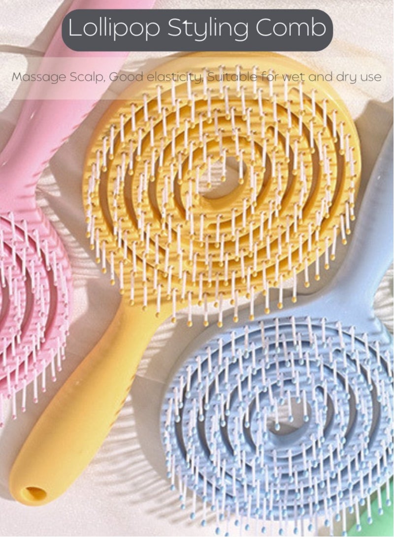 Prime Wet Curly Detangle Hair Brush & Hair Scalp Massage Comb - Image 2