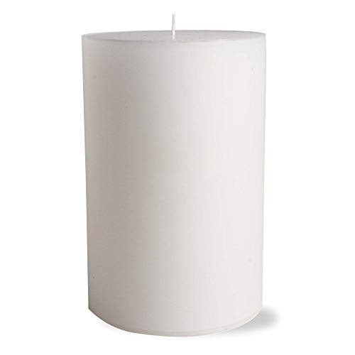 TAG Chapel 4X6 White Pillar Paraffin Wax Candle Unscented Drip-Free Long Burning 130 Hours for Home Decor Wedding Parties 4x6 White - Image 2