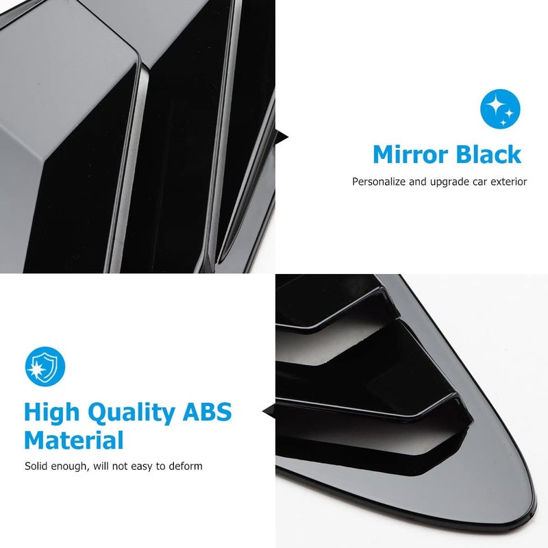 DLOVEG Rear Side Window Louvers for Kia K5 (2021-2025) - Image 4