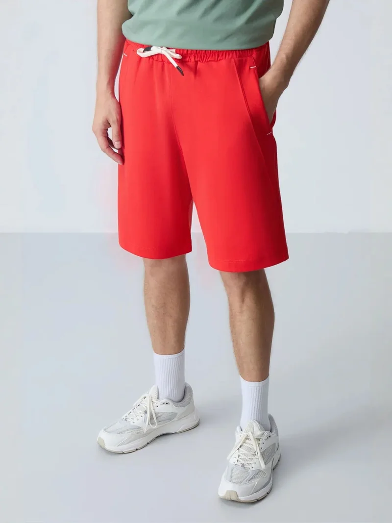 تومي لايف TOMMY Men's Cotton-blend Sweat Shorts
