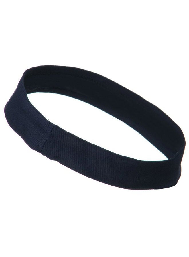 OTTO Cotton Twill Stretchable Hat Band - Navy OSFM - Image 1