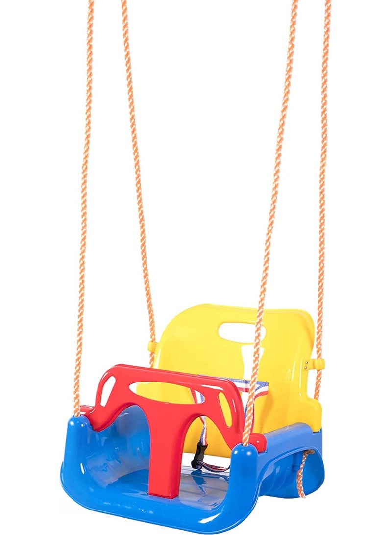DubaiGallery Kids Swing Plastic Swings Seat Playing Swing Toy High Back Full Bucket Toddler Swing Seat Kids Outdoor Game Accessories for Children Kids Outside Swings - Image 2