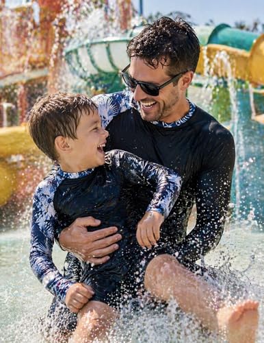 Liberty Pro 2 Pack Men’s Rash Guard Long Sleeve Swim Shirts UPF 50+ Sun Protection – Quick Dry Lightweight UV Fishing Surf Shirt (Set 1, Medium) - Image 3