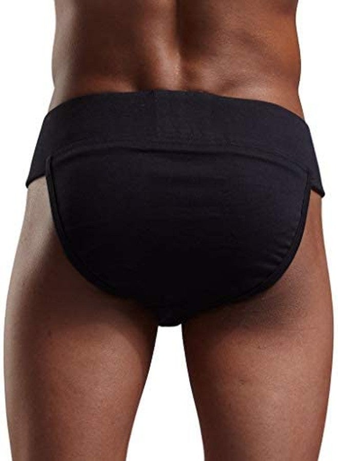 TIMA Gym Cotton Supporter Back Covered (Pack of 1) (BLACK, SMALL) - Image 2