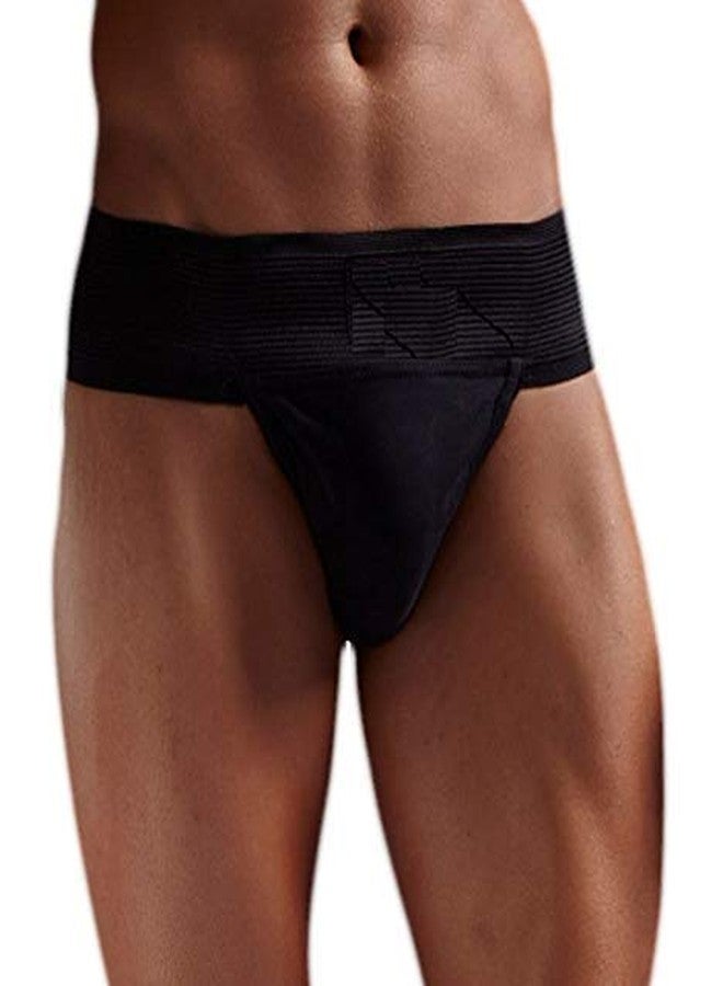 TIMA Gym Cotton Supporter Back Covered (Pack of 1) (BLACK, SMALL) - Image 1