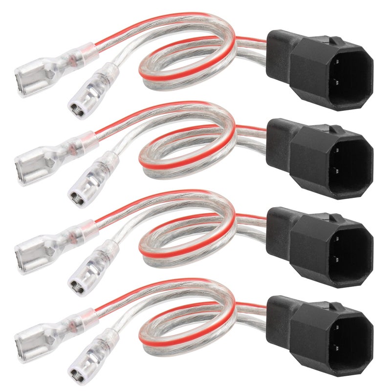 RED WOLF Car Door Speaker Wiring Harness Fit for Ford F150 2011-2014, Mercury Grand Marquis 1998-2009, Mazda 6 2003-2011 Install Aftermarket Audio Speaker Wire Cable Plug - Image 1