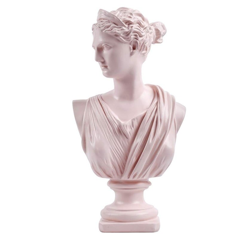 LYFJXX LYFJXX Greek Statue of Diana Goddess Head Statuees Decoration Home Livingroom Goddess Sculpture Figurin Office Desktop Furnishing Crafts Venus 