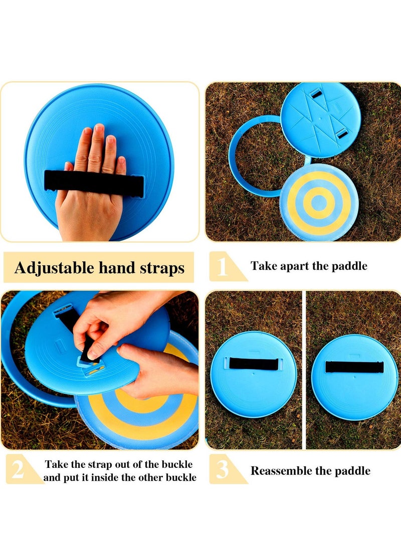 Kids Catch Game Toss Catch Set, Sports Paddle Game， Interactive Toss Catch Suction Cup with 4 Paddles Catches 4 Balls, and 1 Storage Bag for Party Outdoor Backyard Beach Games - Image 4