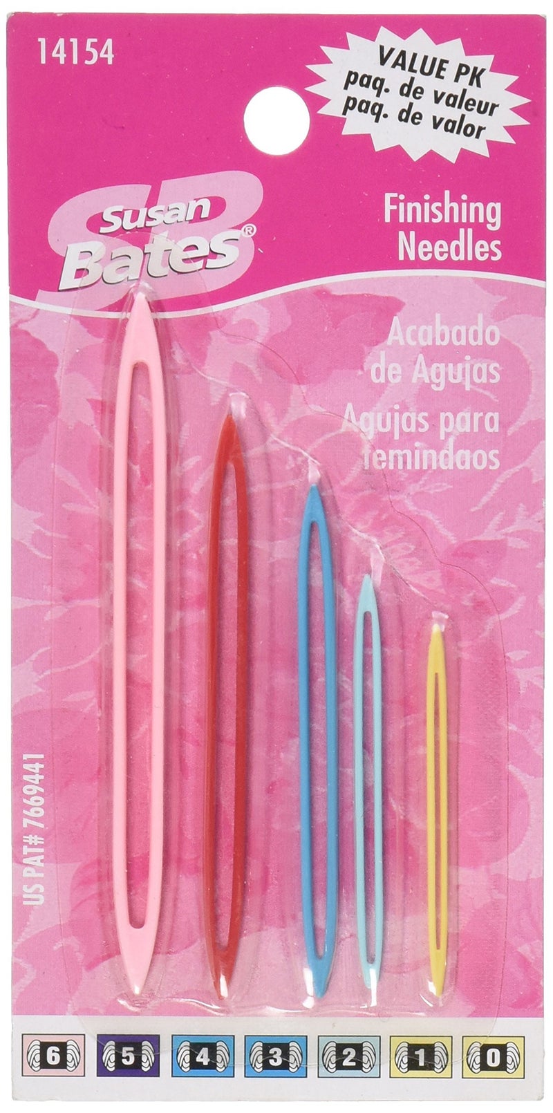 Susan Bates 14154 Finishing Value Pack Knitting Needle, Assorted - Image 1