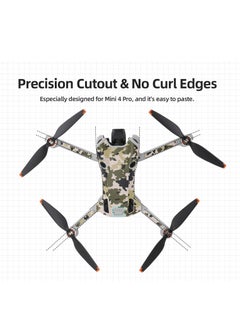 SYOSI Skin Stickers for DJI Mini 4 Pro, Waterproof Decals for DJI Mini 4 Pro and RC 2 Controller, DIY Accessory Kit  - Image 4
