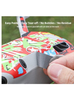 SYOSI Skin Stickers for DJI Mini 4 Pro, Waterproof Decals for DJI Mini 4 Pro and RC 2 Controller, DIY Accessory Kit  - Image 5