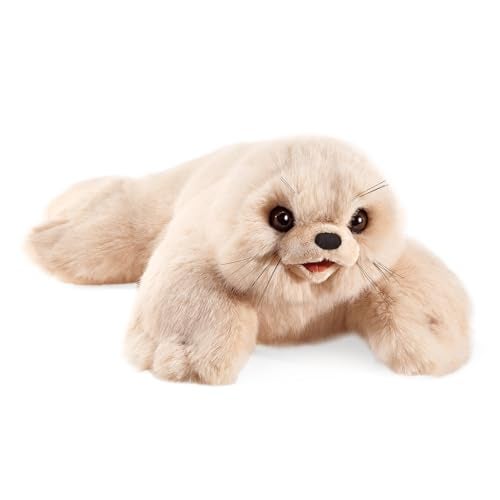 Folkmanis Harp Seal Pup Hand Puppet - Image 1