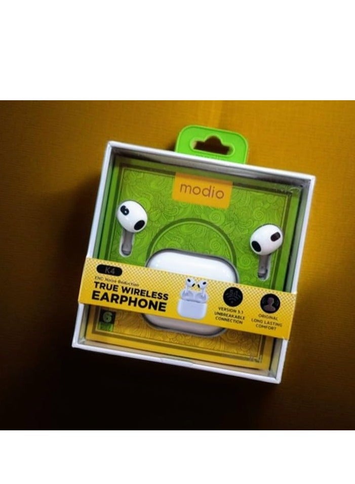 modio Wireless Earbuds with Noise Cancellation – Bluetooth Headphones for Superior Sound and Comfortable Fit - Image 4