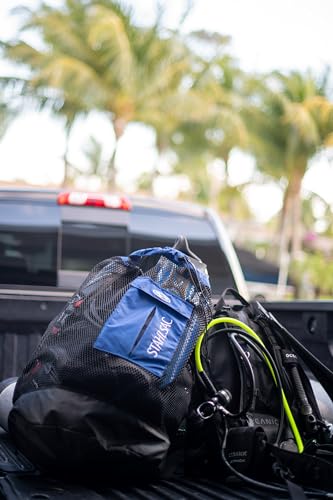 Stahlsac Bonaire Mesh Backpack Big 142L size ideal for dive gear dry pockets YELLOW - Image 3