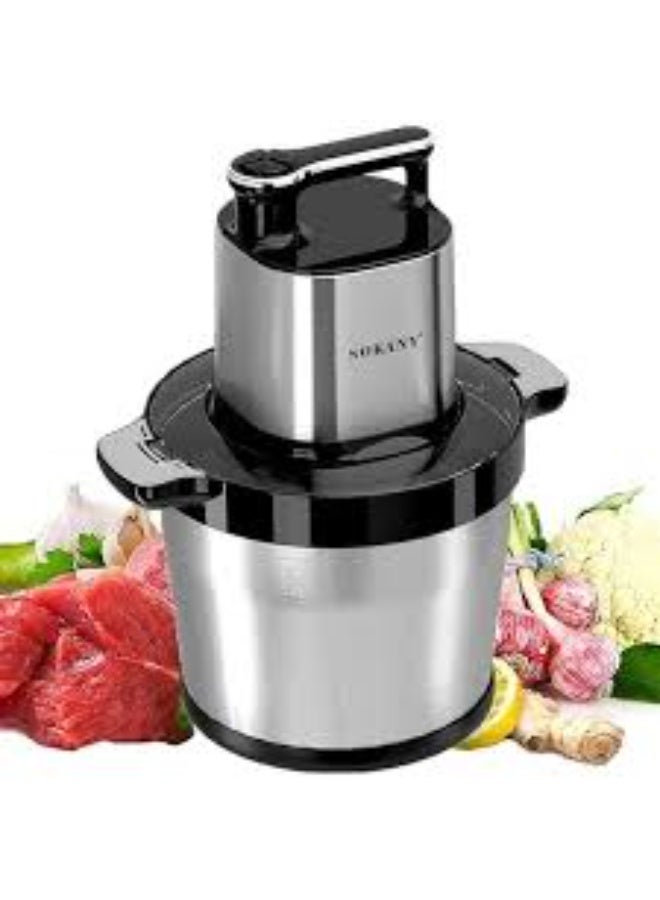 Sokany Chopper, 8 Liter, 1500 Watt, Silver * Black - SK-7088N - Image 1