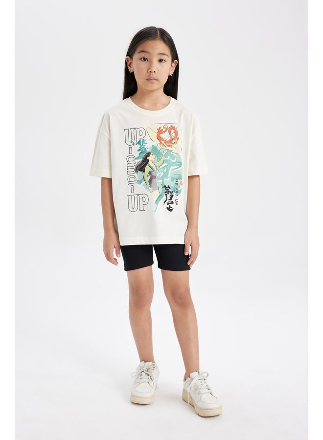 DeFacto Girl Oversize Fit Knitted Short Sleeve Body  - Image 3